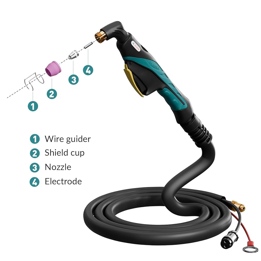 GZ GUOZHI Pilot Arc Plasma Cutting Torch, AG60 3 Meters High